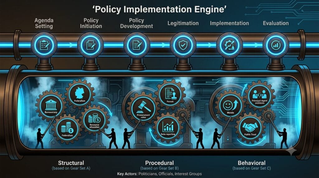 Dimensions of Policy Implementation Dimensions of policy implementation including structural, procedural and behavioral factors