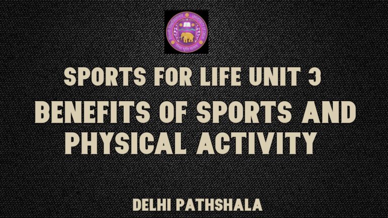 Benefits of Sports and Physical Activities