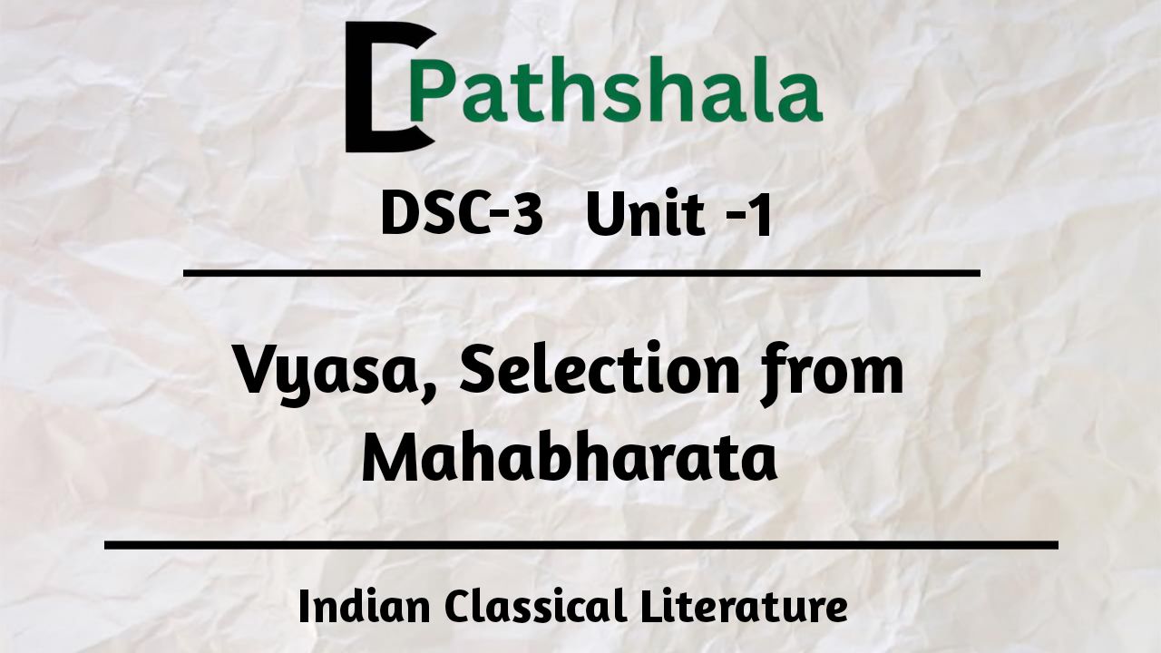 Mahabharata by Vyasa Summary