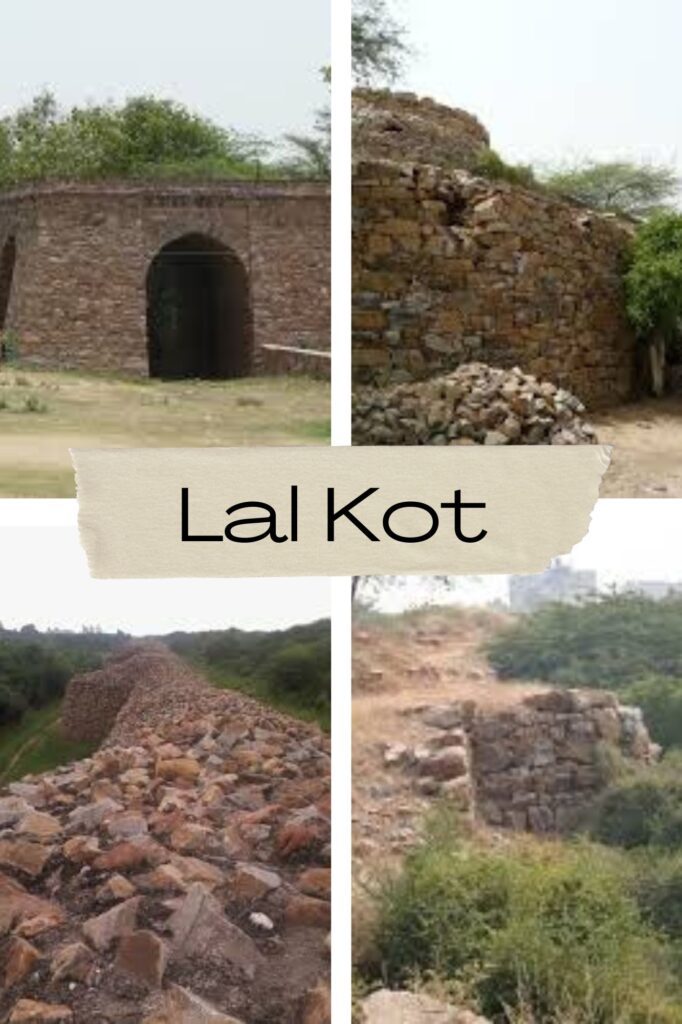 Lal Kot (red fort) - DU notes