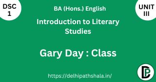 Class by Gary Day Summary