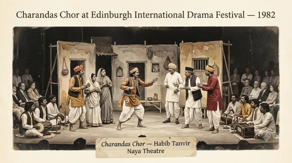 Charandas Chor at Edinburgh International Drama Festival 1982