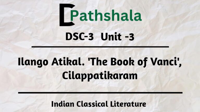 Cilappatikaram Summary and Analysis, Character Analysis