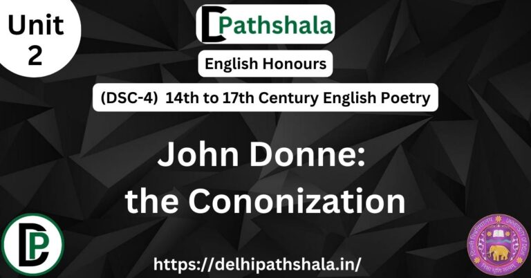 Summary of the canonization by john donne