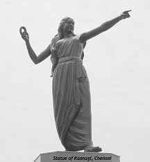 statue of kannagi in chennai