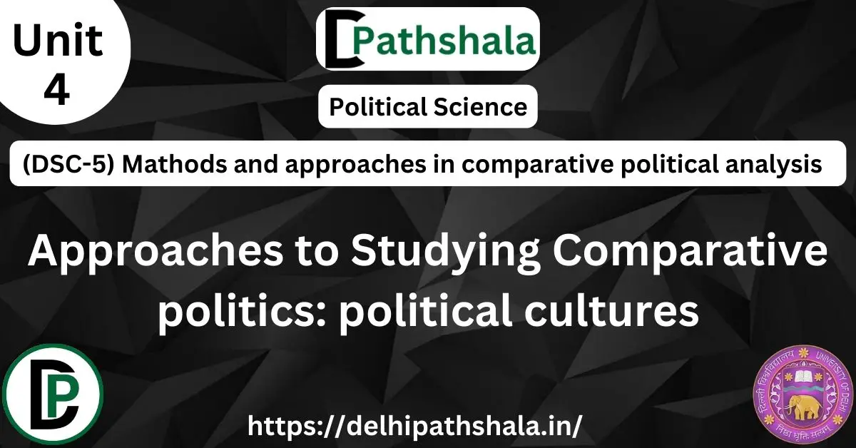 types of political culture in comparative politics