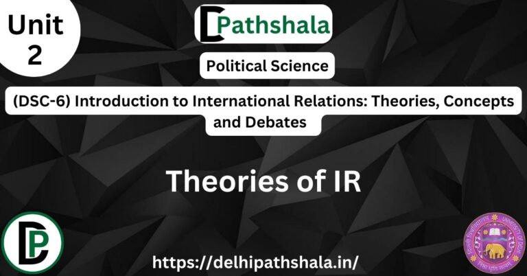 International relations theories and approaches