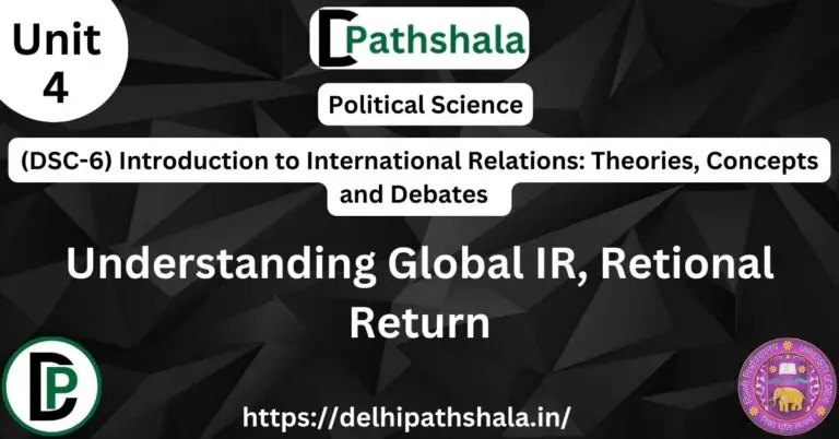 Understanding Global IR, Retional Return