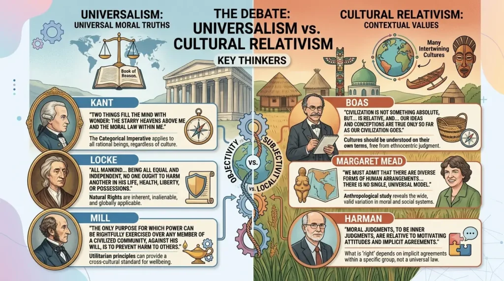 Universalism vs Cultural Relativism — Key Thinkers Universalism versus cultural relativism key thinkers and arguments