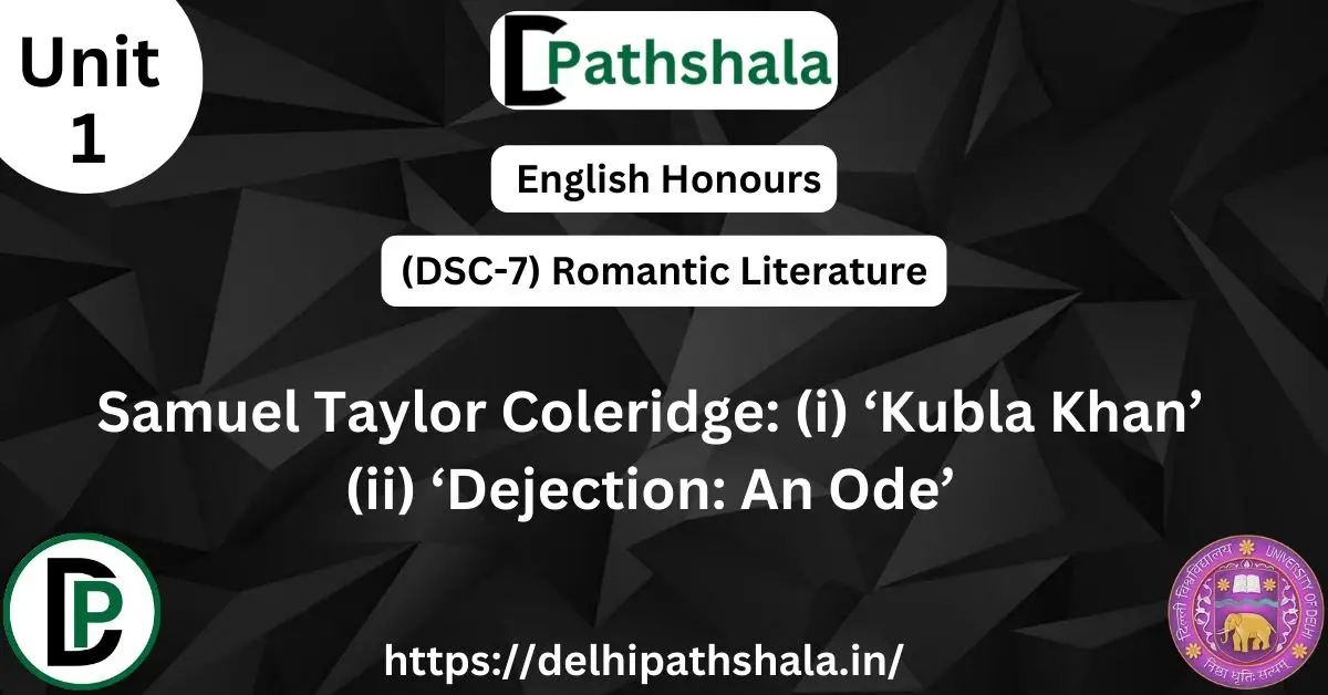 Introduction to Samuel Taylor Coleridge