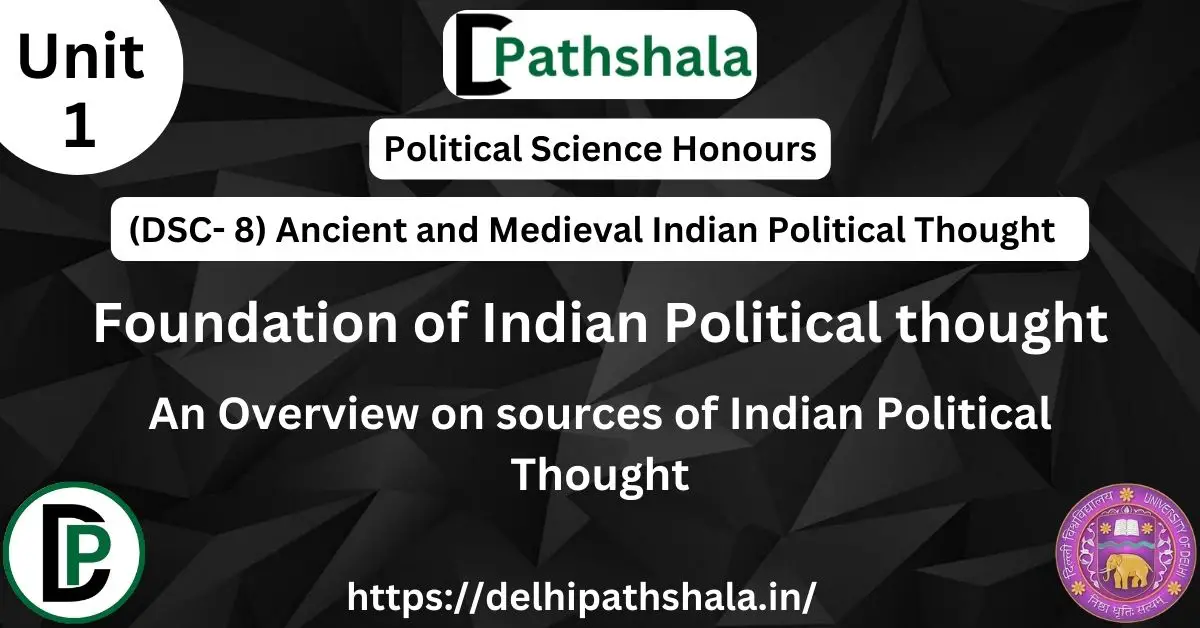 Sources of Indian Political Thought