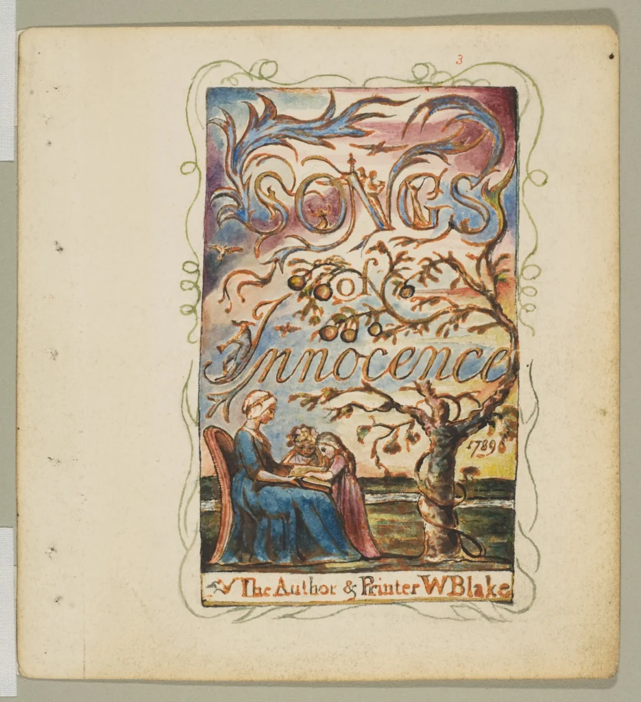 Chimney Sweeper child labour illustration Blake Songs of Innocence