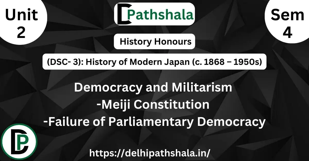 Meiji Constitution, Failure of Parliamentary Democracy in Japan