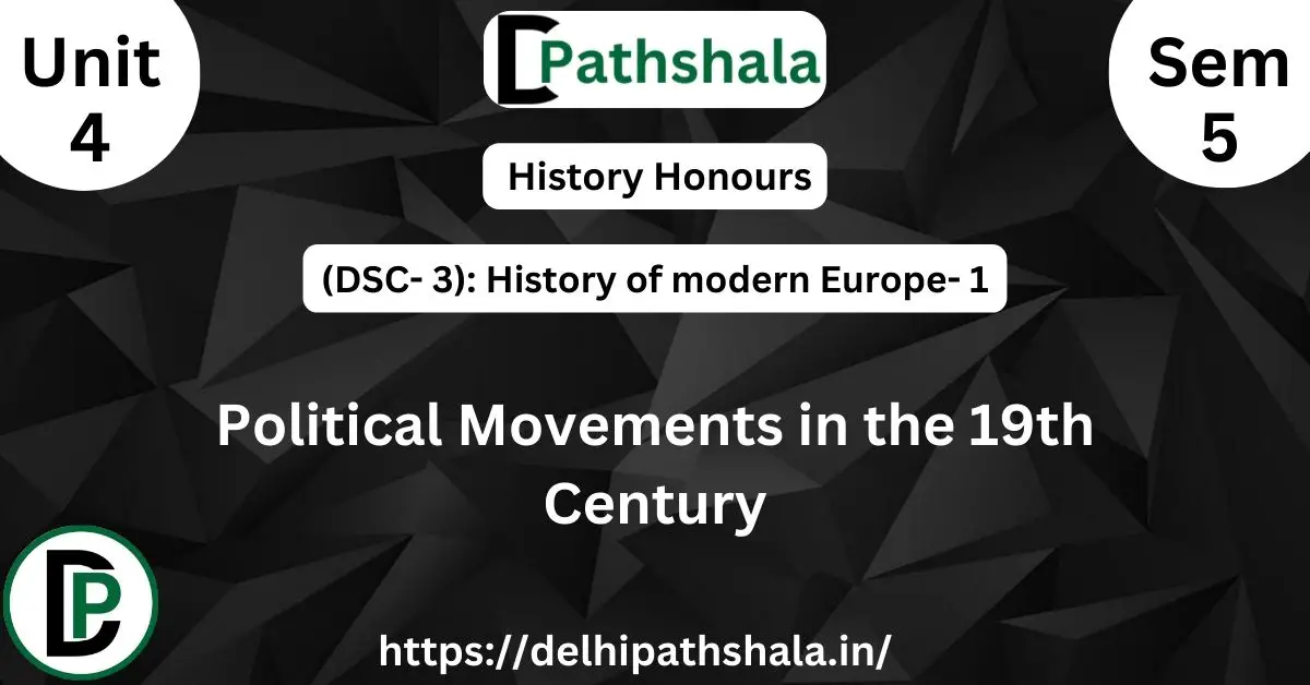 Political Movements in Europe in the 19th Century