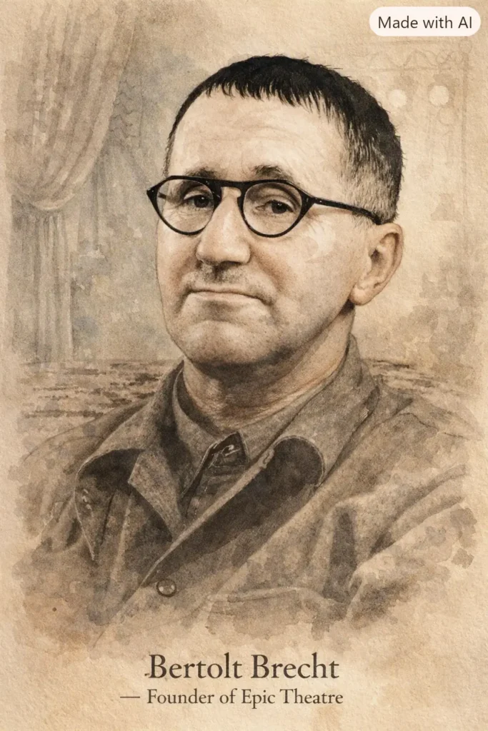 Bertolt Brecht German playwright epic theatre founder