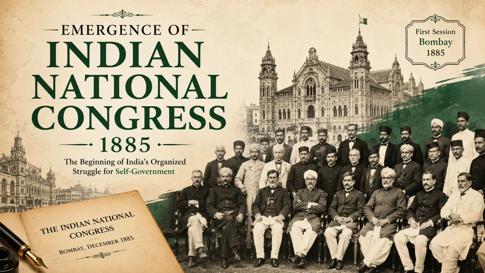 Emergence of Indian National Congress (INC) 1885 Emergence of Indian National Congress 1885