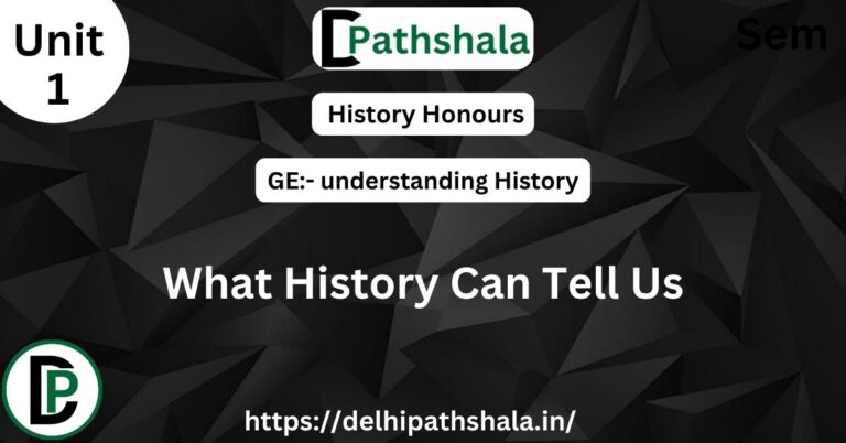 What History Can Tell Us