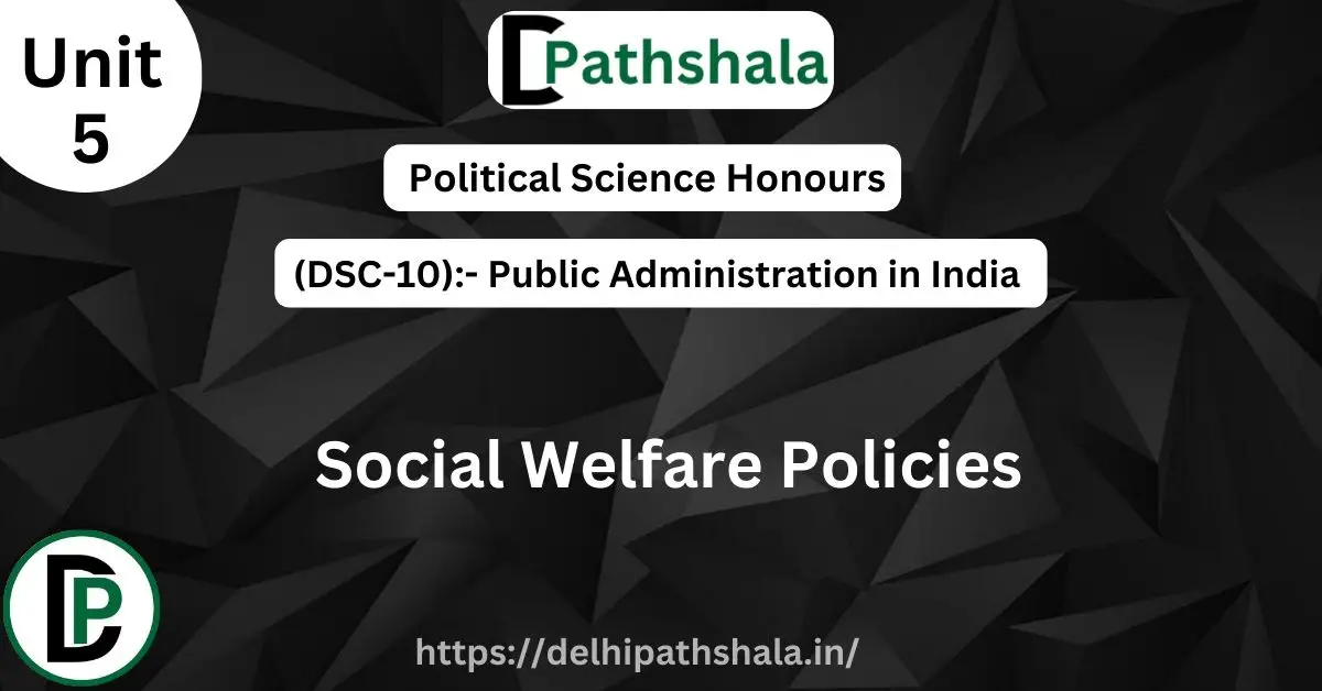 Social Welfare Policies