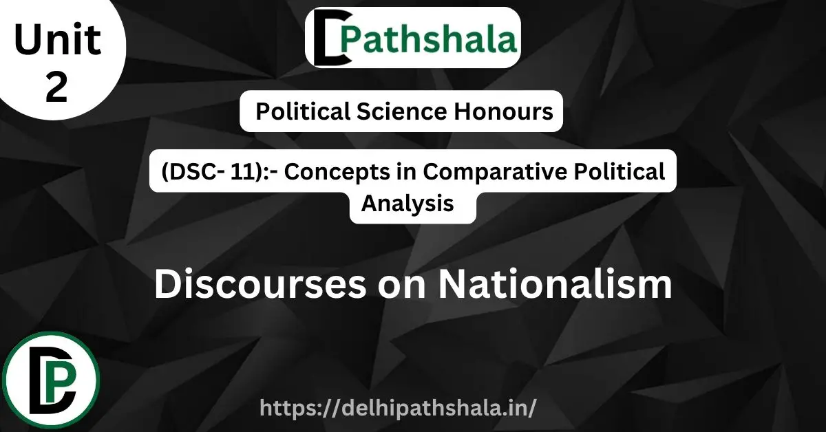 Discourses on Nationalism