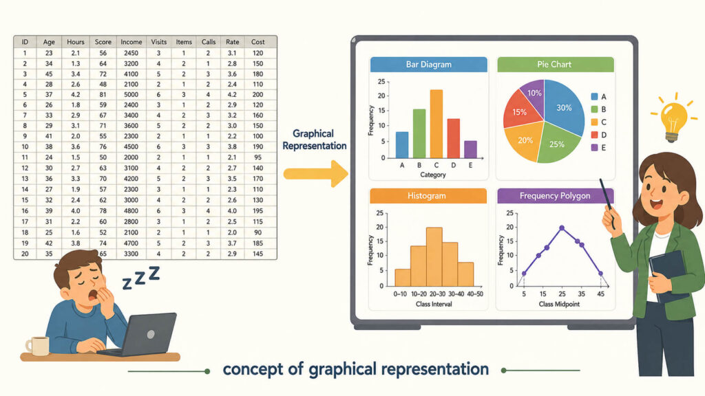 Graphical Representation of Data in social research
