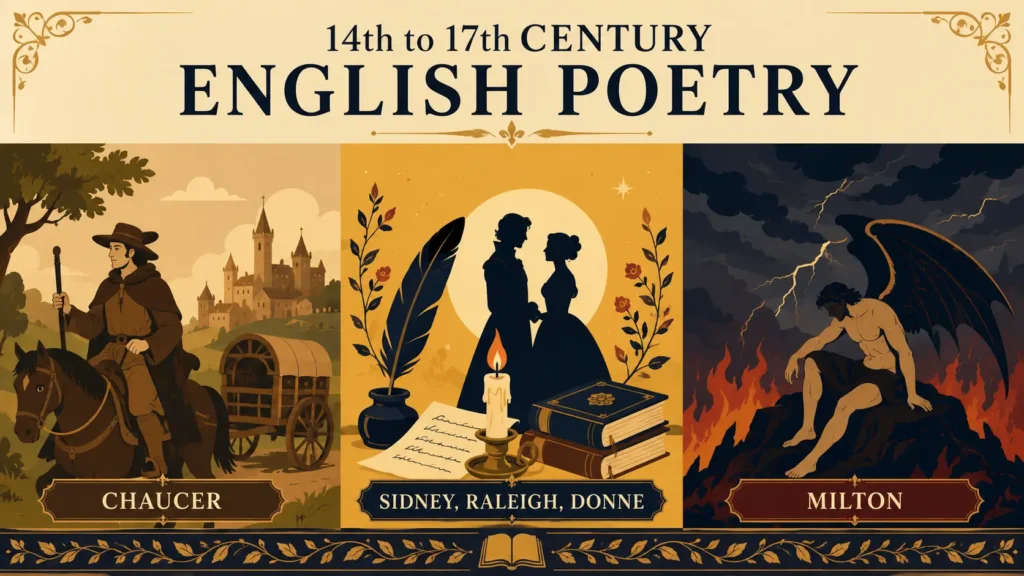 14th to 17th Century English Poetry DU Notes