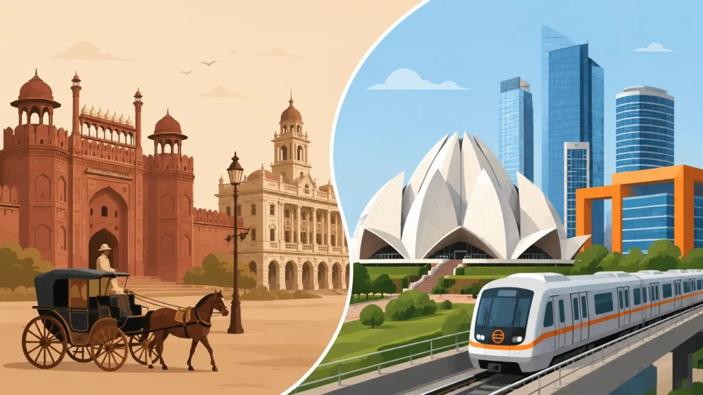Delhi through the Ages: From Colonial to Contemporary Times