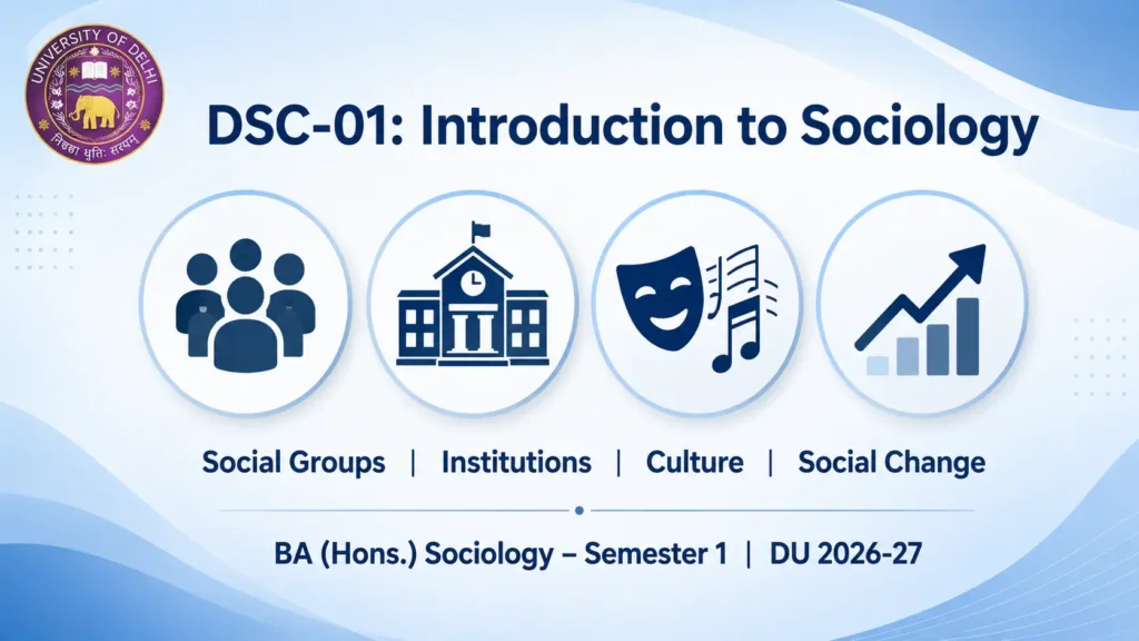 DSC-01 Introduction to Sociology Syllabus