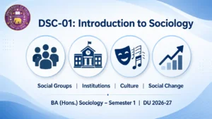 DSC-01 Introduction to Sociology Syllabus
