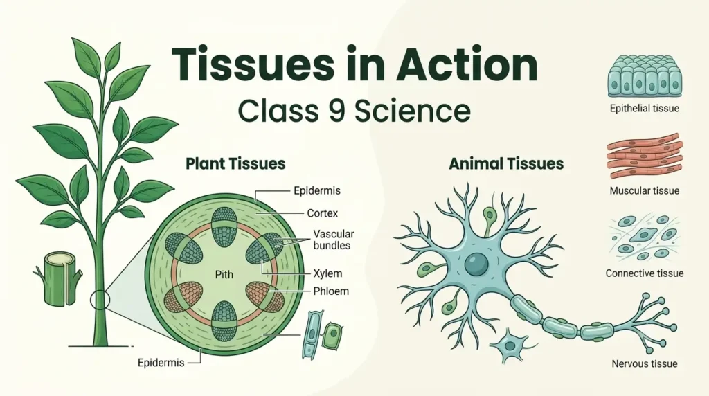 Tissues in Action – Class 9 Science Notes (NCERT Exploration, Chapter 3)